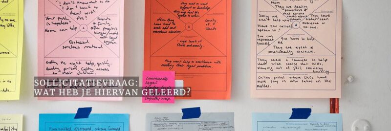 Sollicitatievraag: Wat heb je geleerd van dit project?