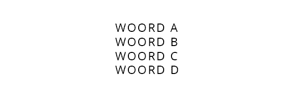 Woordrelaties oefenen